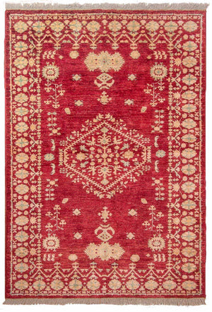 Tappeto Ziegler - Moderno - 178 x 123 cm - rosso