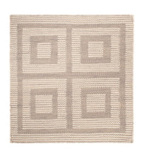 Tappeto Kelim - Tendenza quadrato  - 60 x 60 cm - beige