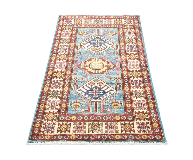 Tappeto Ziegler - Kazak - 130 x 75 cm - blu chiaro