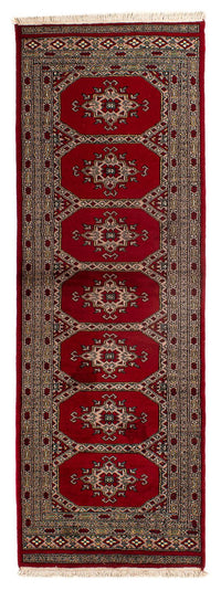 Tappeto corsia Tappeto Pakistani - 192 x 64 cm - rosso scuro