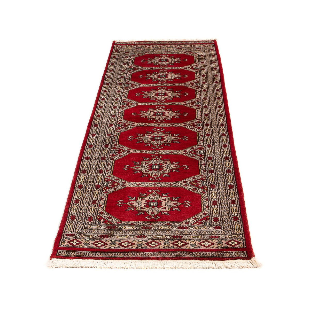 Tappeto corsia Tappeto Pakistani - 192 x 64 cm - rosso scuro