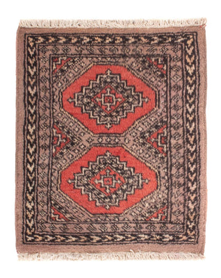 Tappeto Pakistani - 57 x 47 cm - marrone chiaro