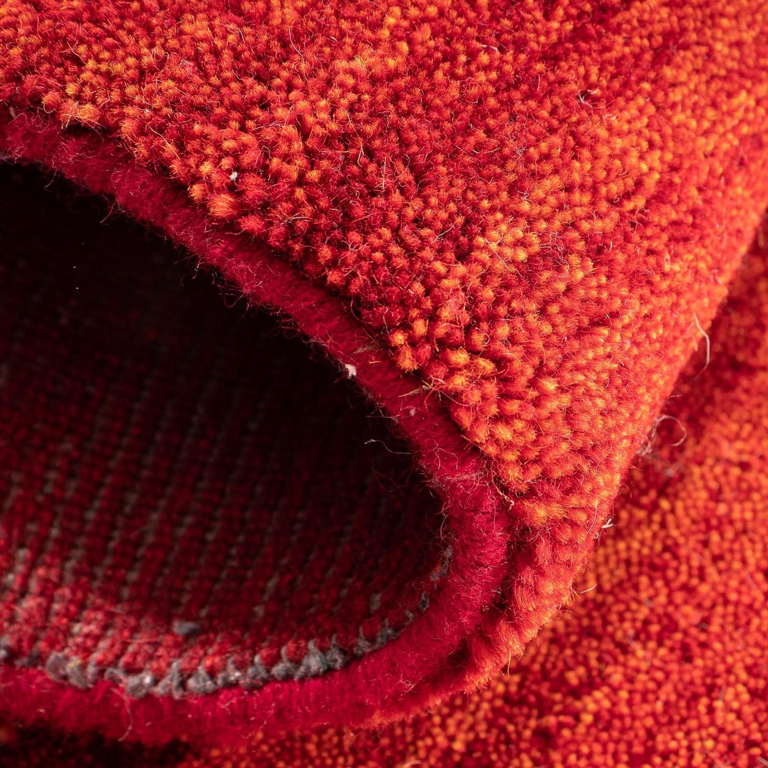 Tappeto corsia Tappeto Gabbeh - Loribaft Indus - 107 x 47 cm - rosso