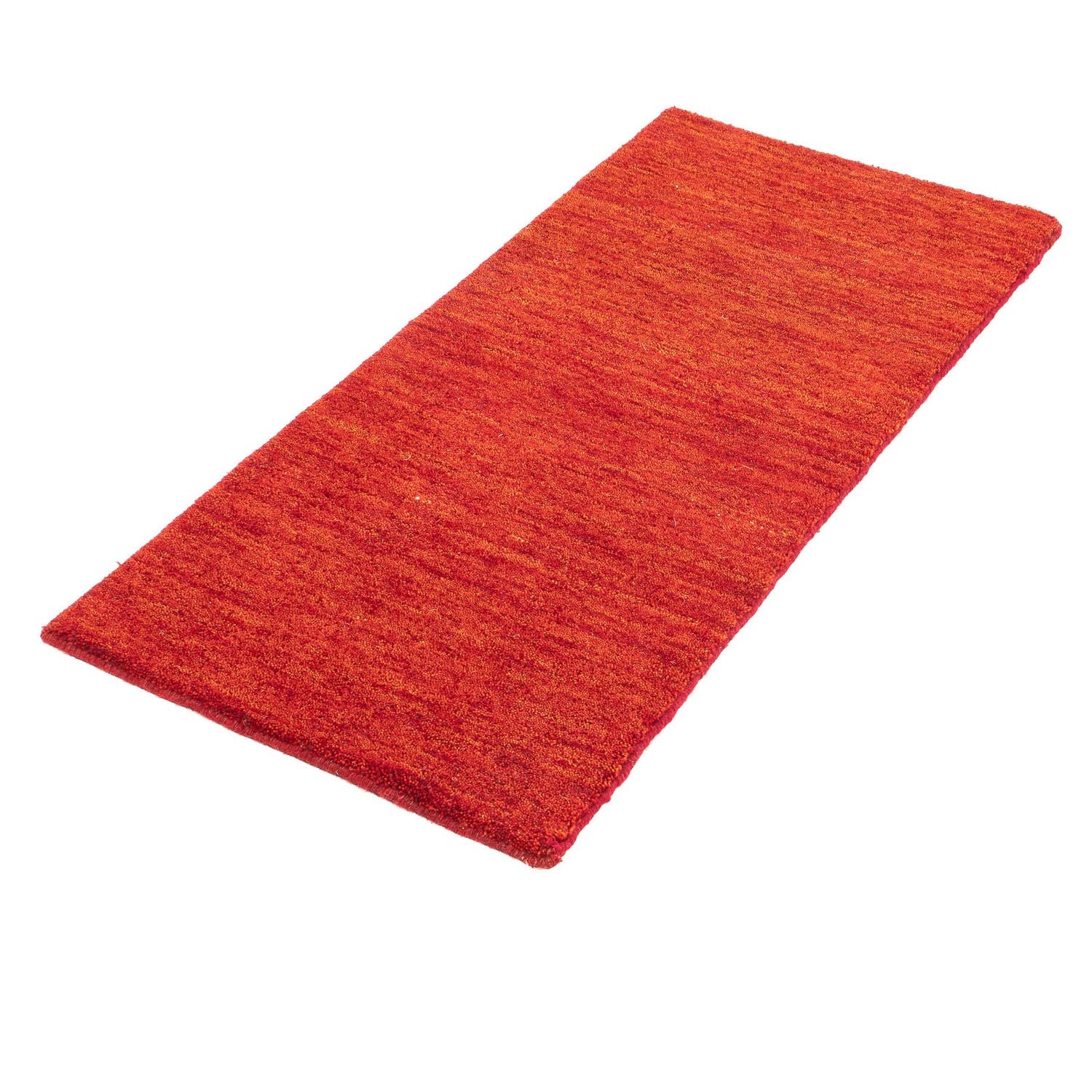 Tappeto corsia Tappeto Gabbeh - Loribaft Indus - 107 x 47 cm - rosso