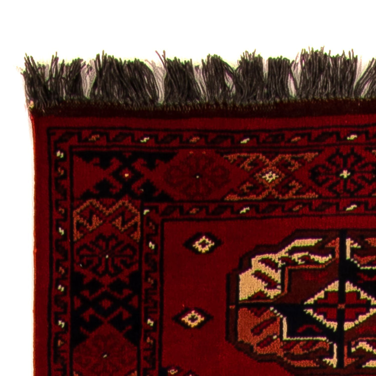 Tappeto corsia Tappeto afgano - 356 x 82 cm - rosso scuro