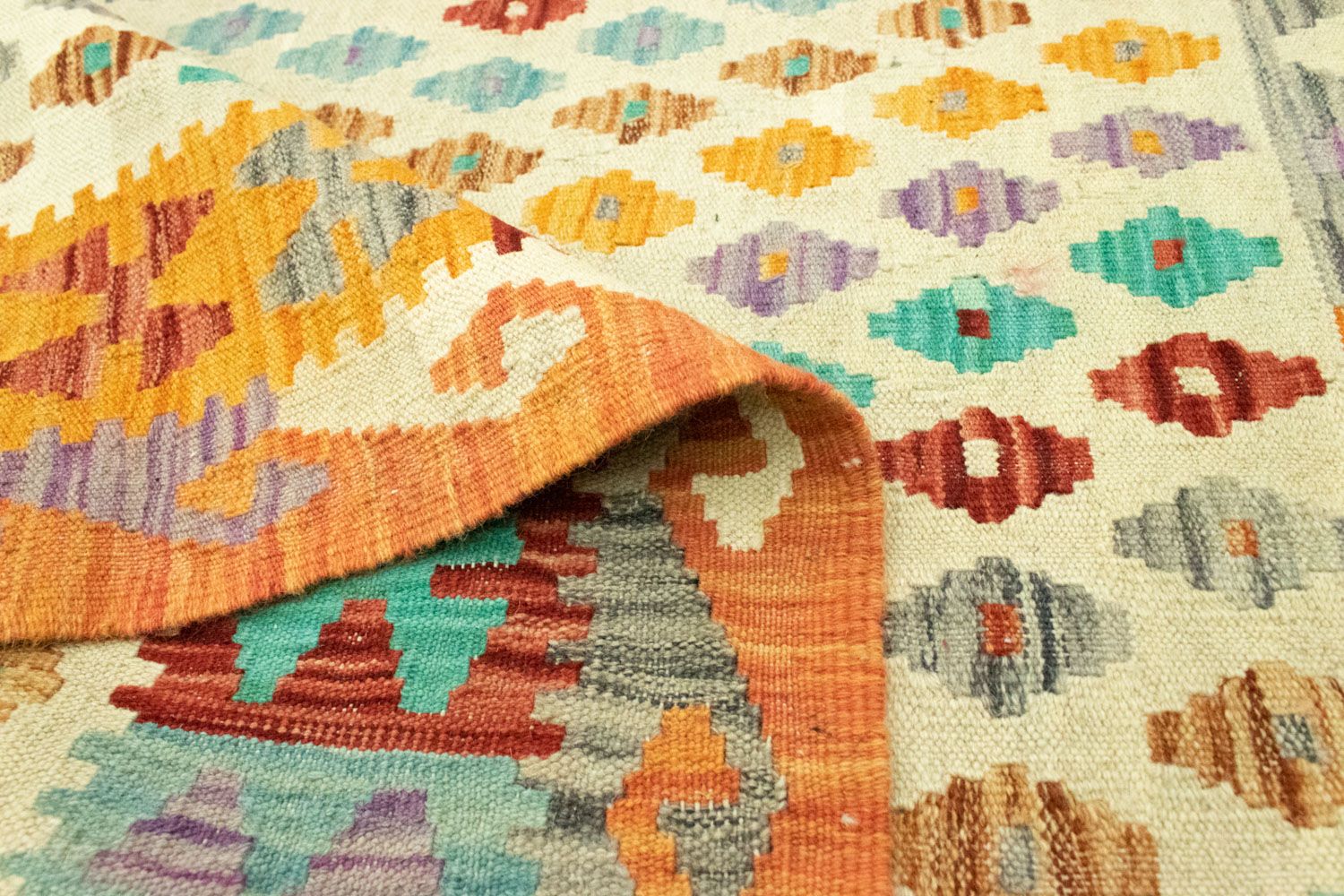 Tappeto Kelim - Orientale - 152 x 102 cm - arancione