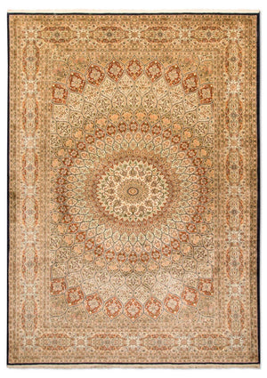 Tappeto di seta - Seta del Kashmir - 287 x 197 cm - multicolore