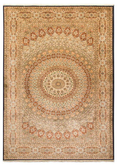 Seta del Kashmir Tappeto 197x287cm - Tappeto orientale