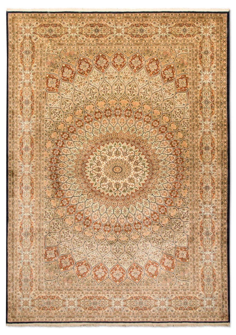 Tappeto di seta - Seta del Kashmir - 287 x 197 cm - multicolore
