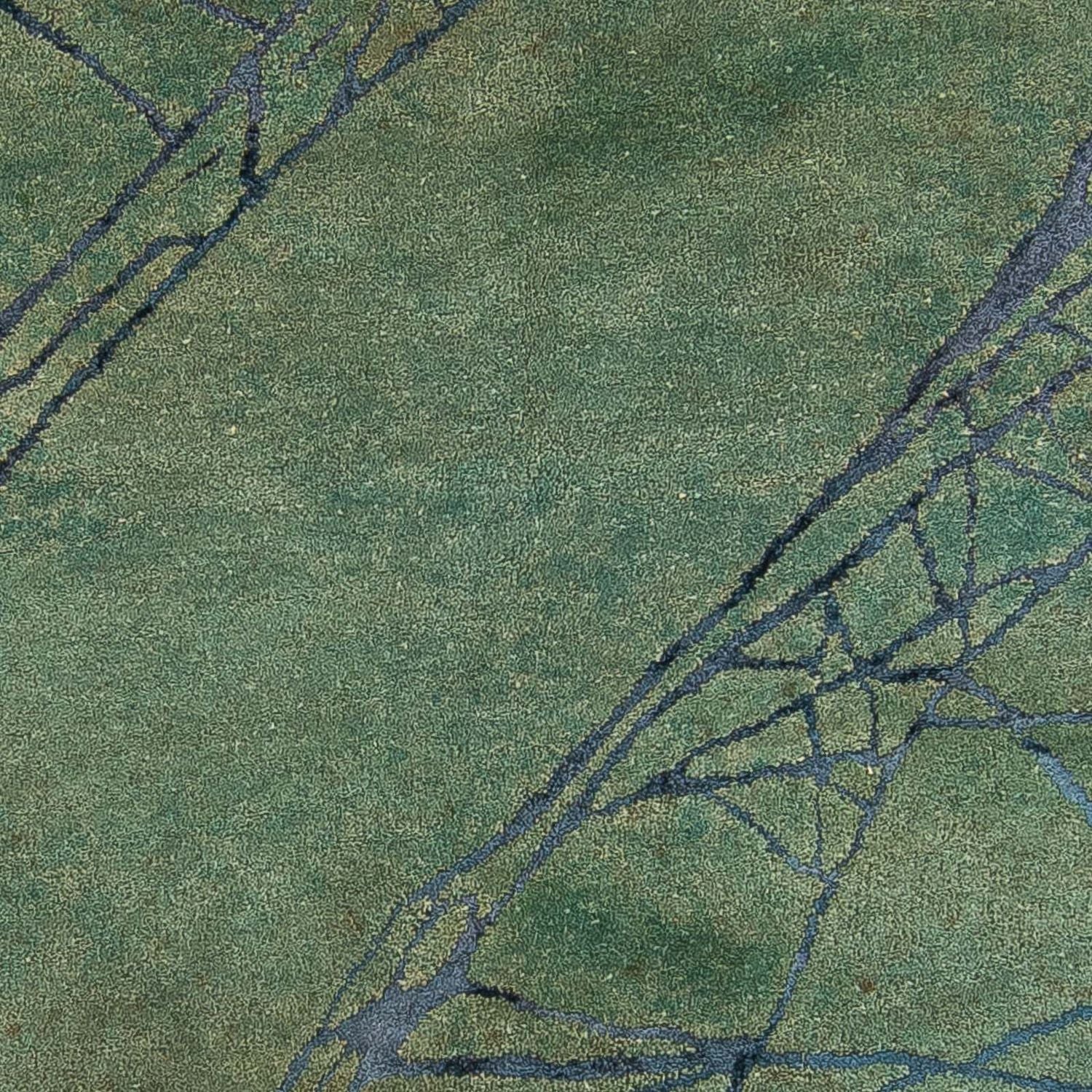 Tappeto di lana - 247 x 147 cm - verde