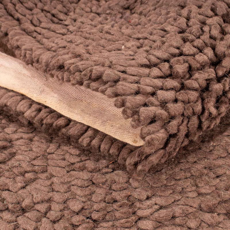 Tappeto corsia Tappeto a pelo alto - 231 x 116 cm - marrone