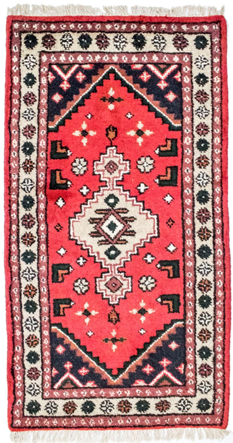 Tappeto orientale - 160 x 90 cm - rosso