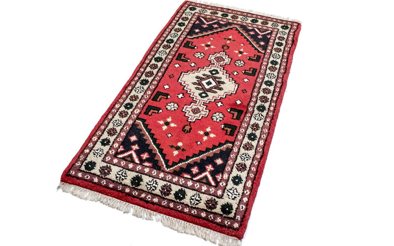 Tappeto orientale - 160 x 90 cm - rosso