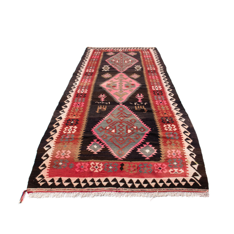 Tappeto corsia Tappeto Kelim - Vecchio - 360 x 145 cm - multicolore