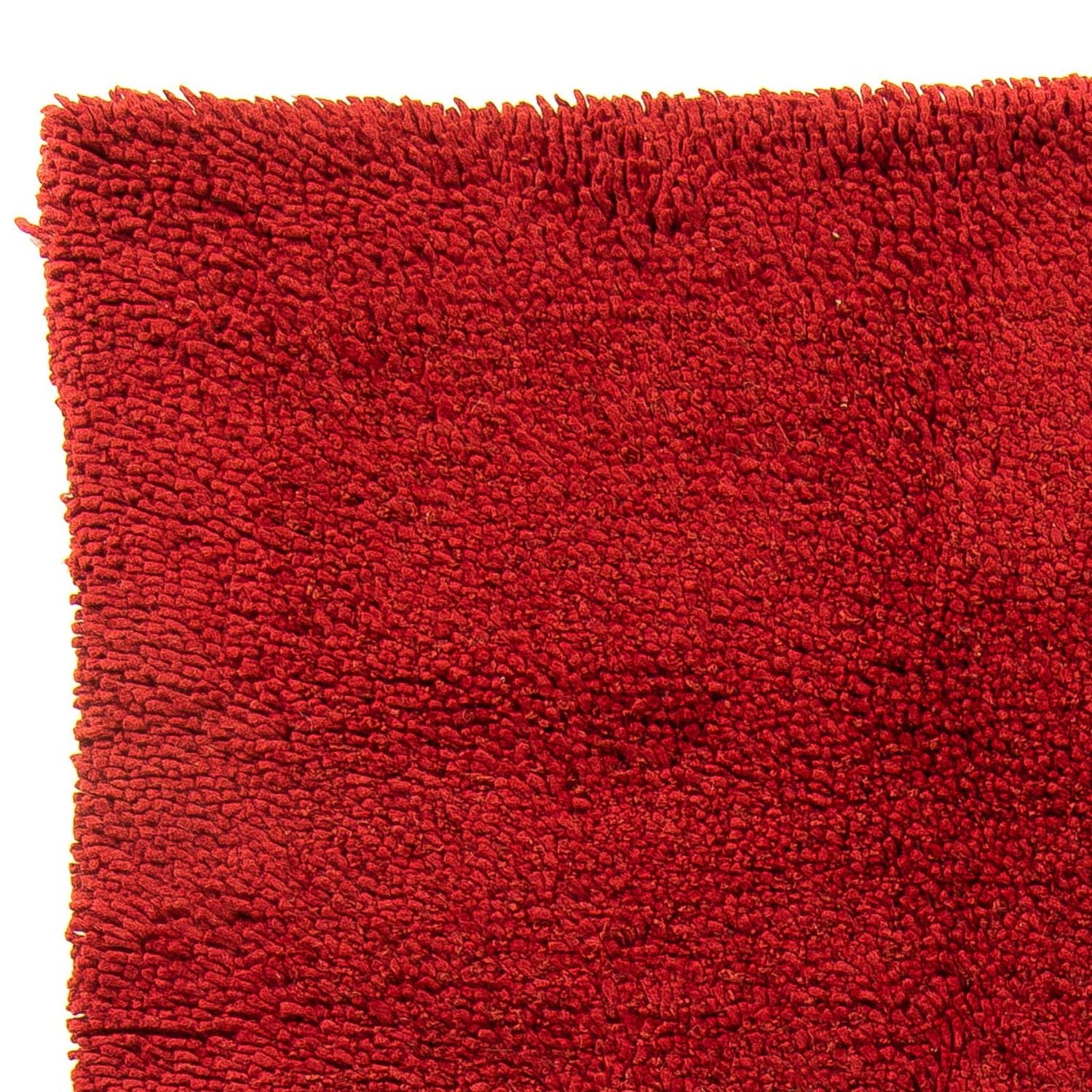 Tappeto a pelo alto - 217 x 154 cm - rosso scuro