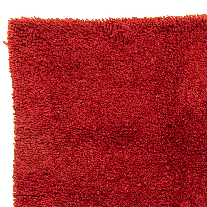 Tappeto a pelo alto - 217 x 154 cm - rosso scuro