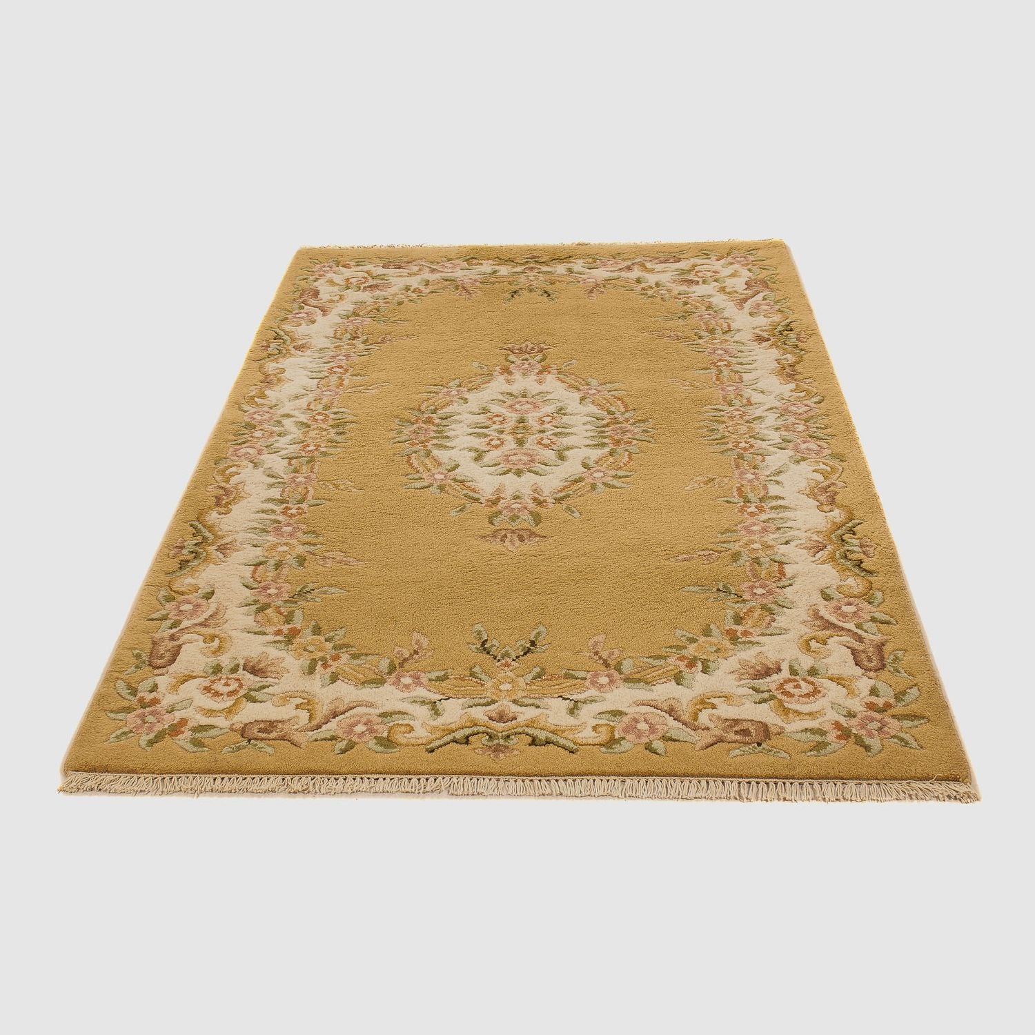 Tappeto corsia Tappeto cinese - 223 x 125 cm - oro