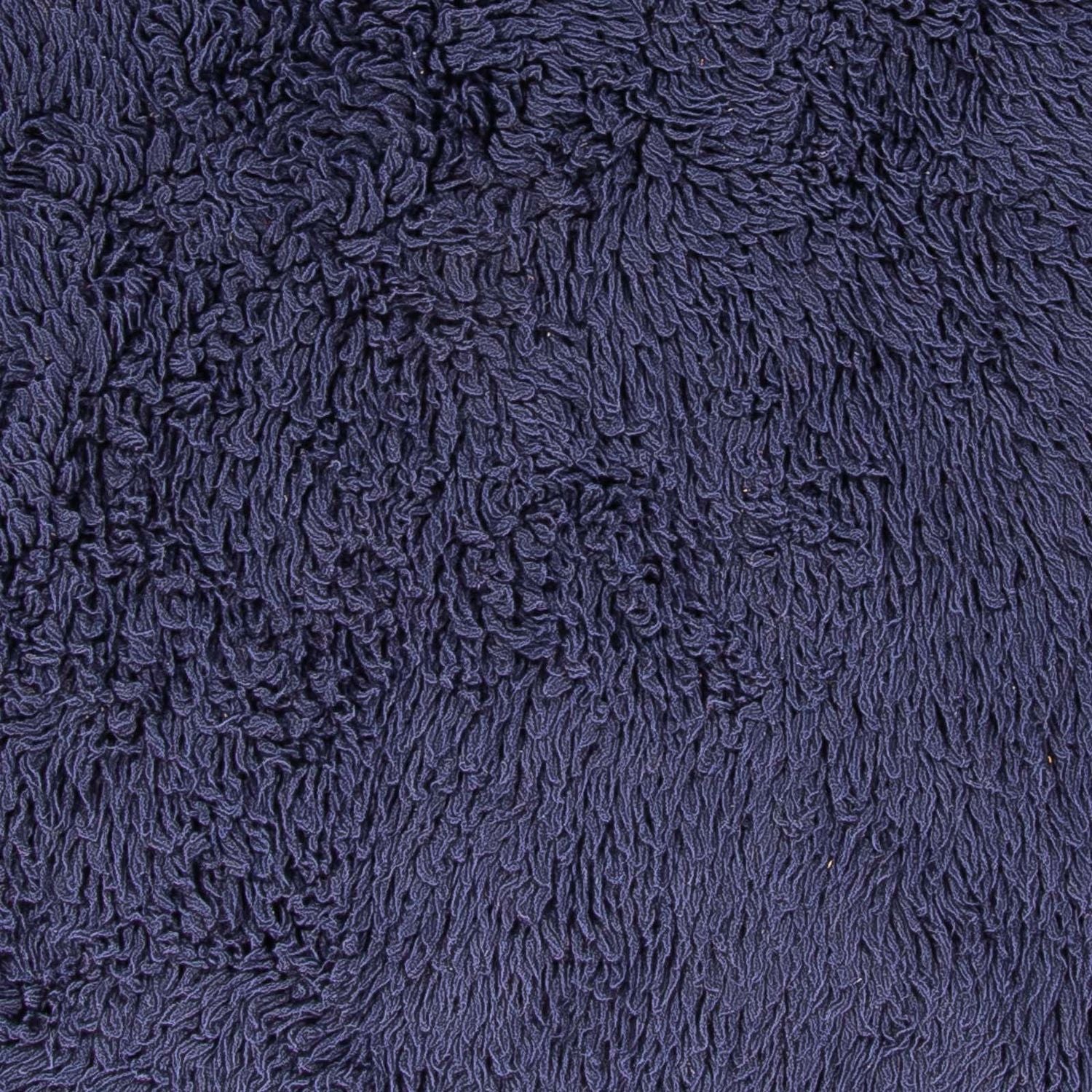 Tappeto a pelo alto rotondo  - 260 x 260 cm - blu scuro