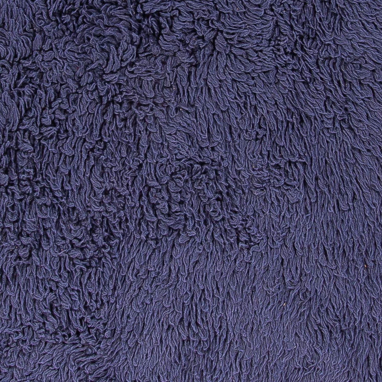 Tappeto a pelo alto rotondo  - 261 x 261 cm - blu scuro