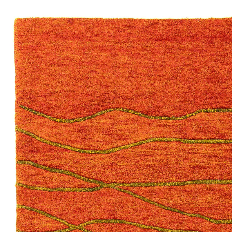 Tappeto di lana - 192 x 136 cm - ruggine