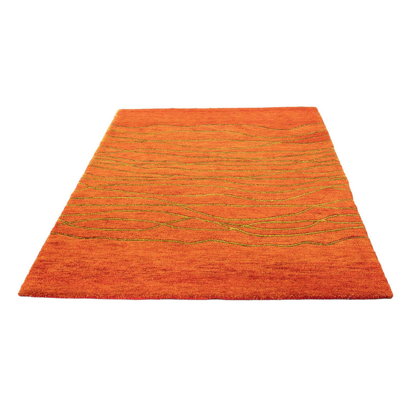 Tappeto di lana - 192 x 136 cm - ruggine