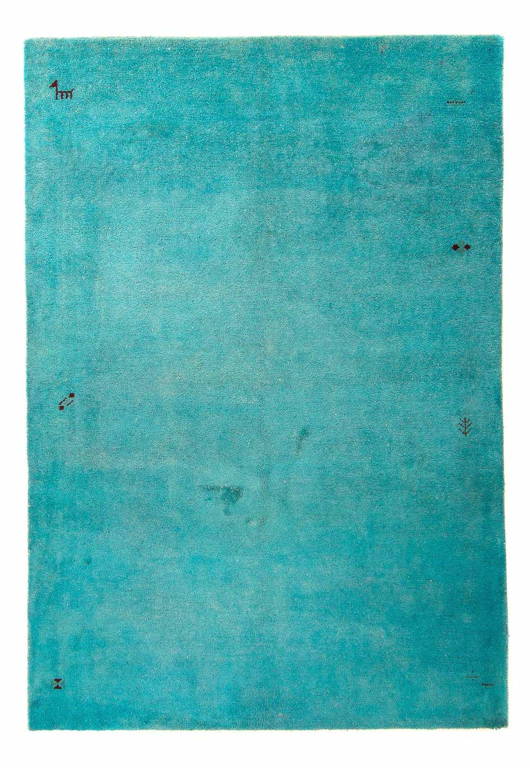 Tappeto Gabbeh - Indus - 237 x 165 cm - blu chiaro