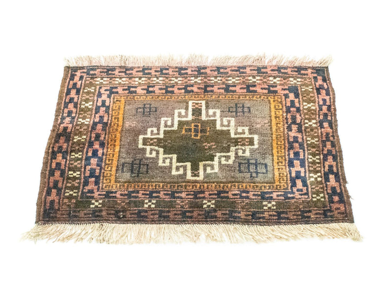 Tappeto afgano - 64 x 47 cm - multicolore