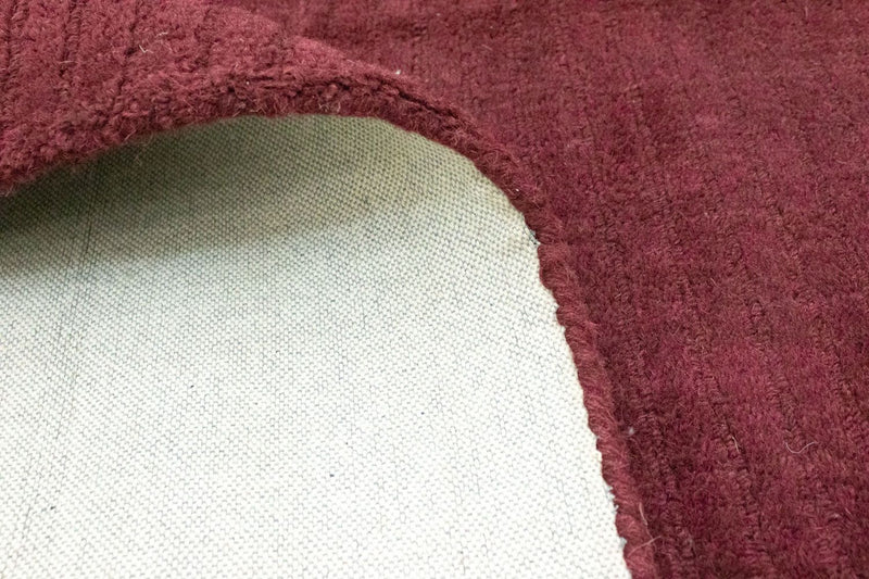 Tappeto di lana - 296 x 239 cm - rosso bordeaux