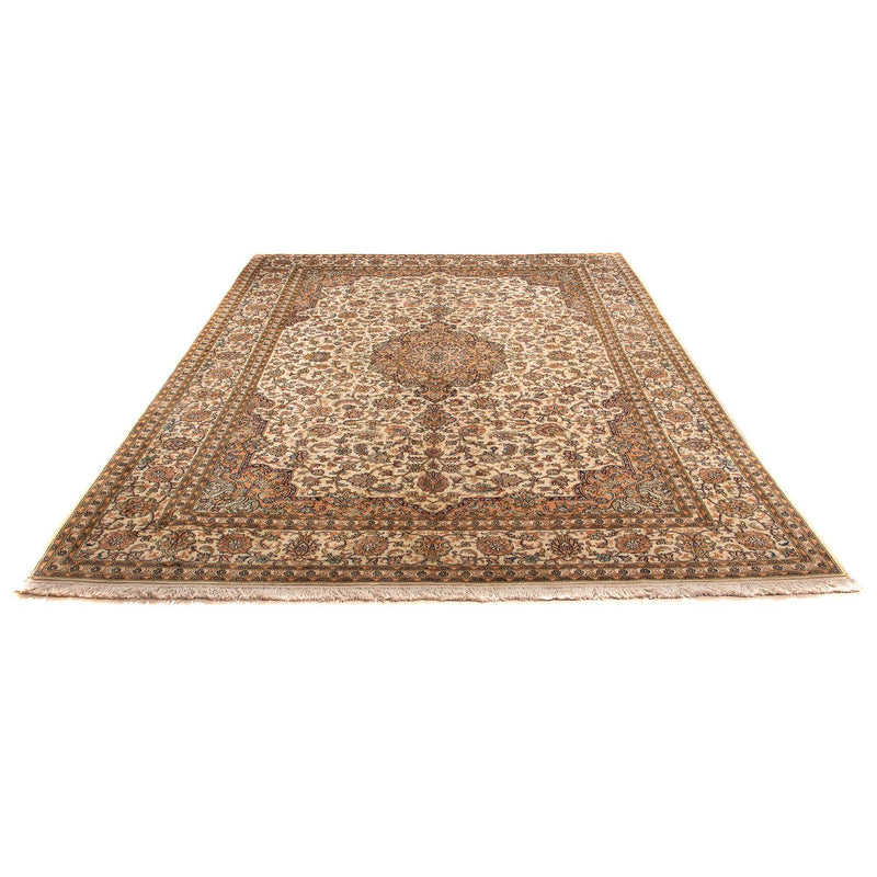 Tappeto di seta - Seta del Kashmir - 302 x 215 cm - beige