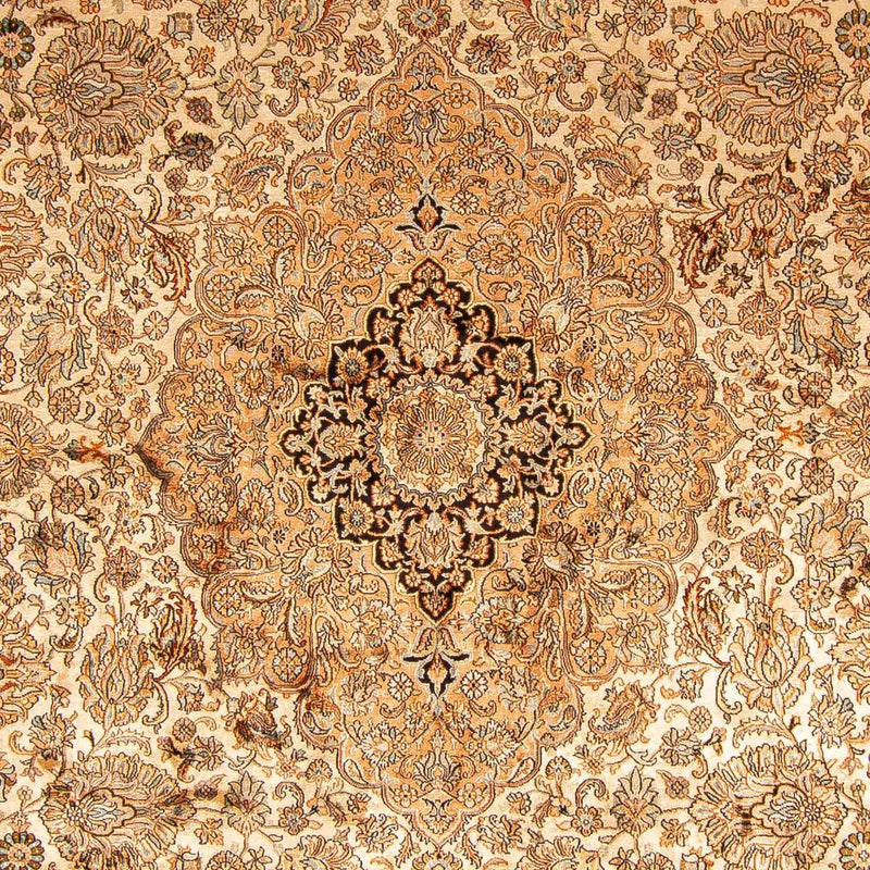 Tappeto di seta - Seta del Kashmir - 410 x 307 cm - marrone chiaro