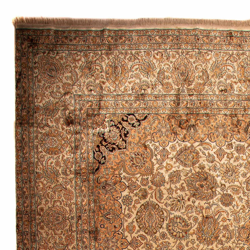 Tappeto di seta - Seta del Kashmir - 410 x 307 cm - marrone chiaro