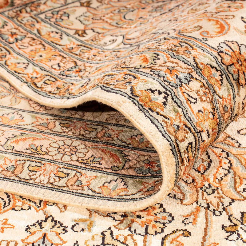 Tappeto di seta - Seta del Kashmir - 410 x 307 cm - marrone chiaro