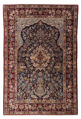 Tappeto Persero - Isfahan - Premio - 173 x 117 cm - blu scuro