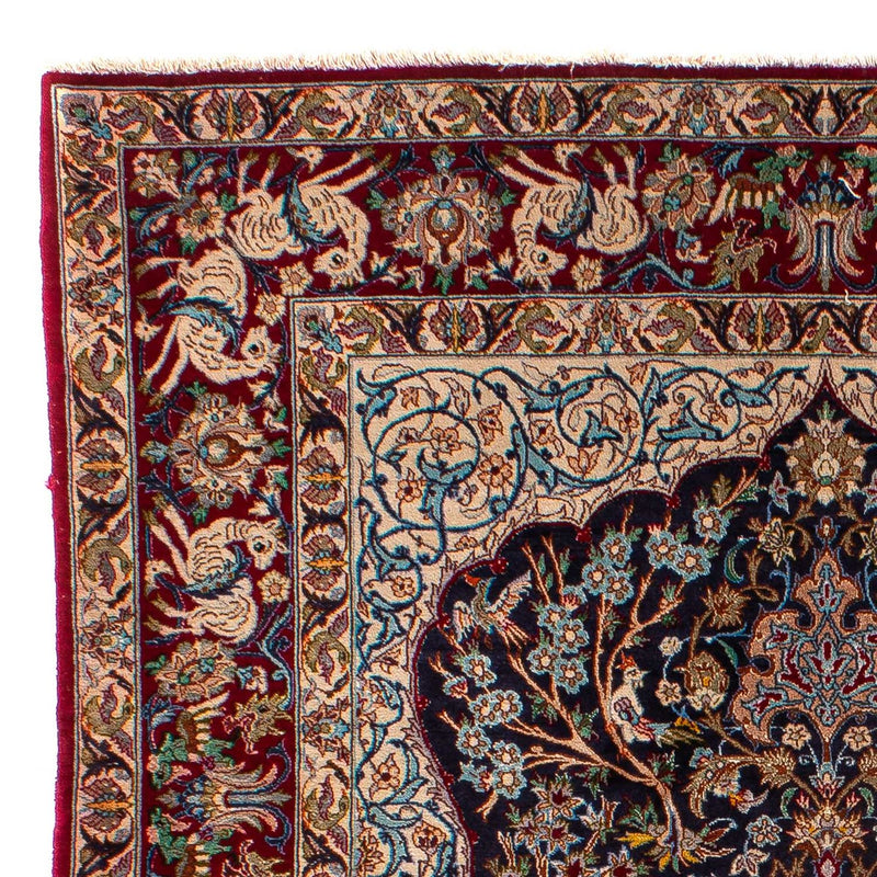 Tappeto Persero - Isfahan - Premio - 173 x 117 cm - blu scuro