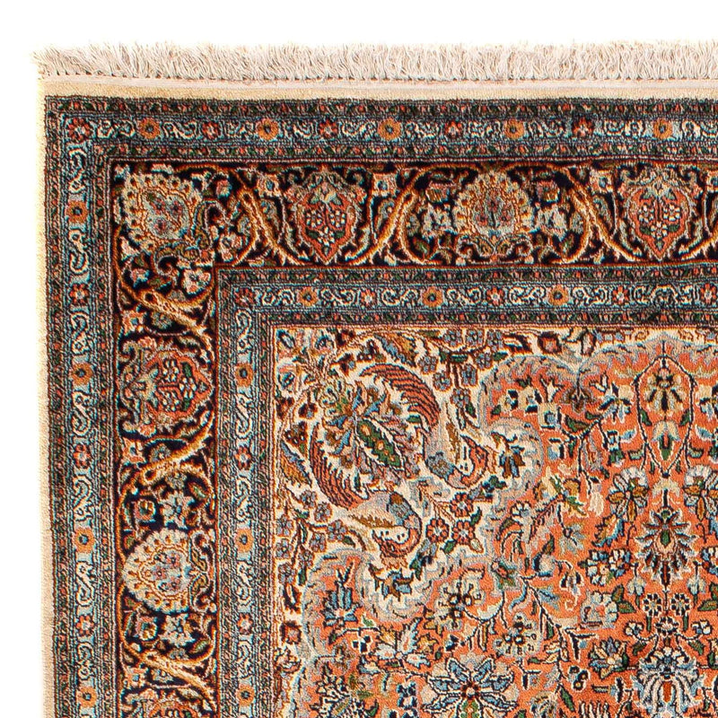 Tappeto di seta - Seta del Kashmir - 182 x 121 cm - marrone chiaro
