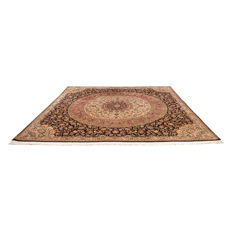 Tappeto Persero - Tabriz - Reale quadrato  - 300 x 294 cm - blu scuro