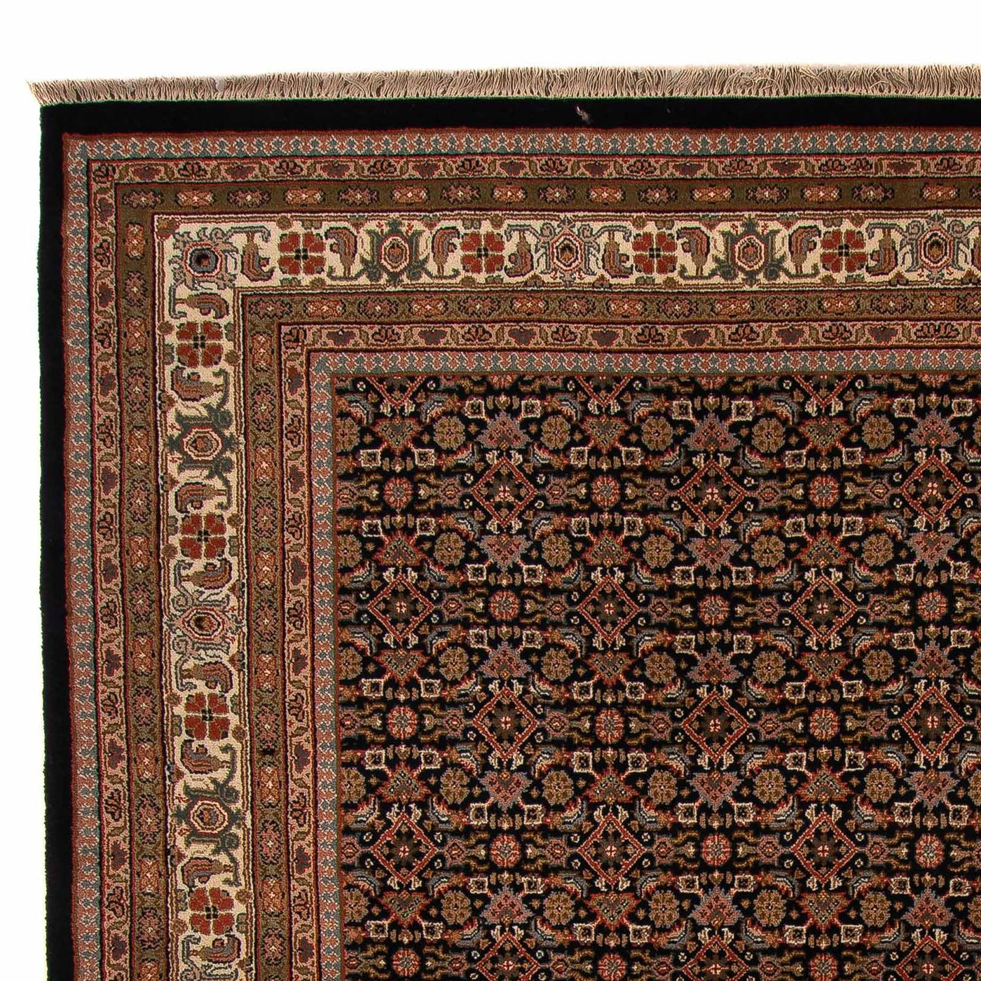 Tappeto orientale - Bidjar - Indo - 306 x 254 cm - blu scuro