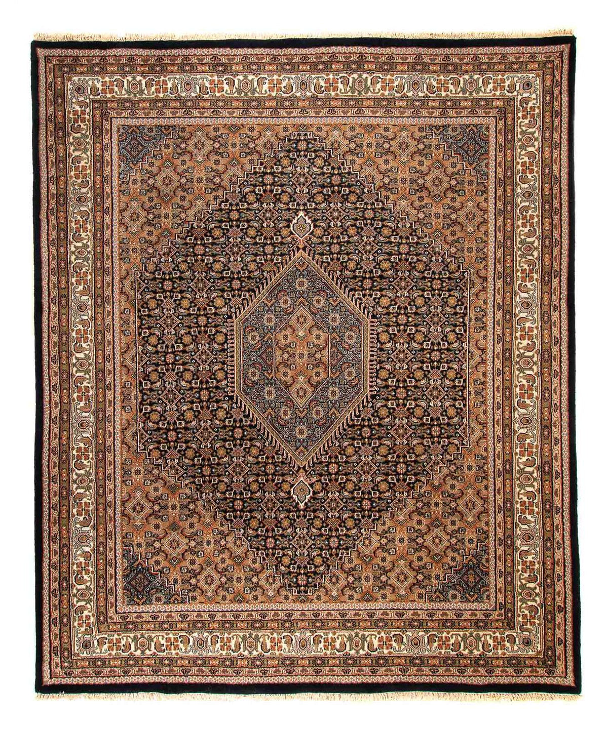 Tappeto orientale - Bidjar - Indo - 306 x 250 cm - blu scuro