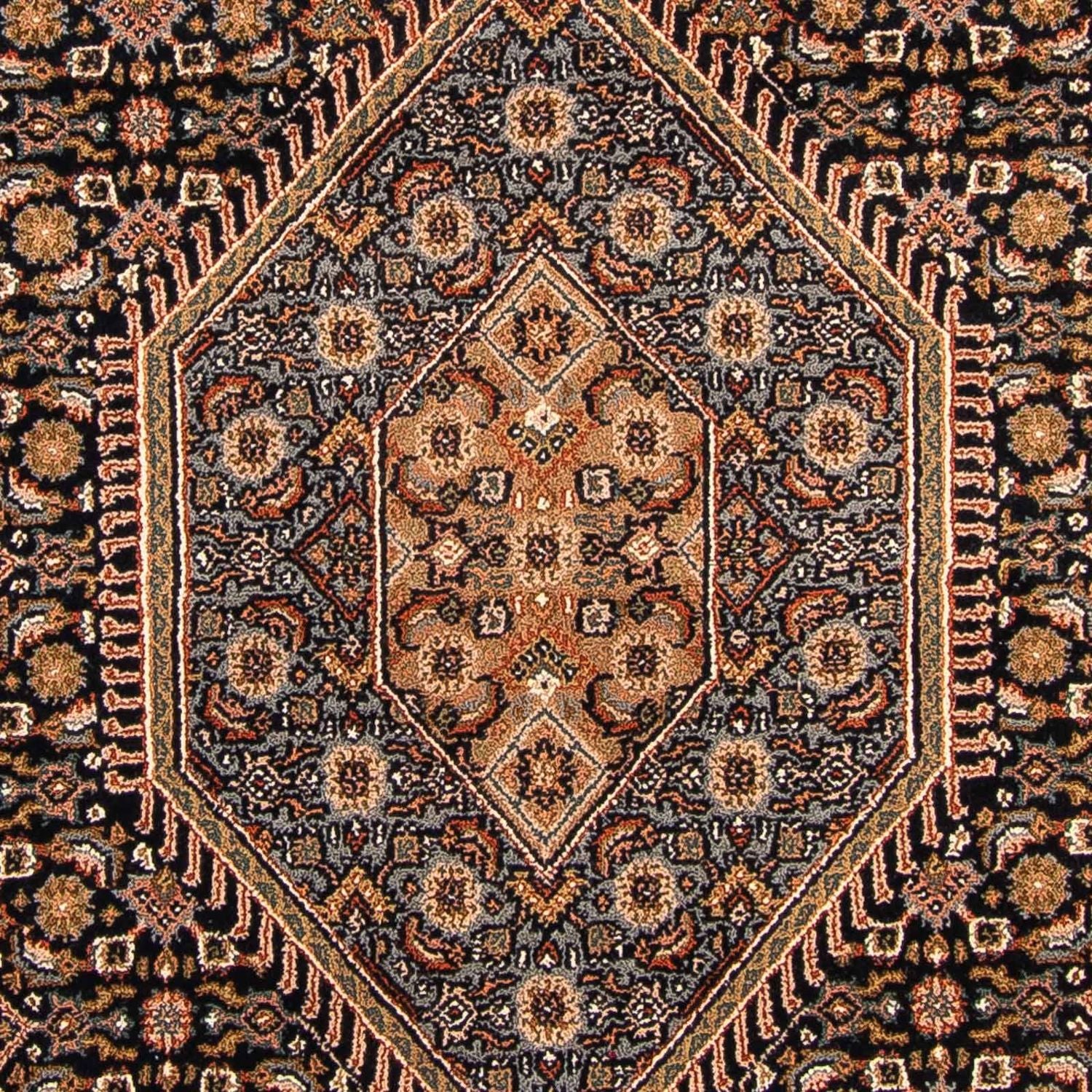 Tappeto orientale - Bidjar - Indo - 306 x 250 cm - blu scuro
