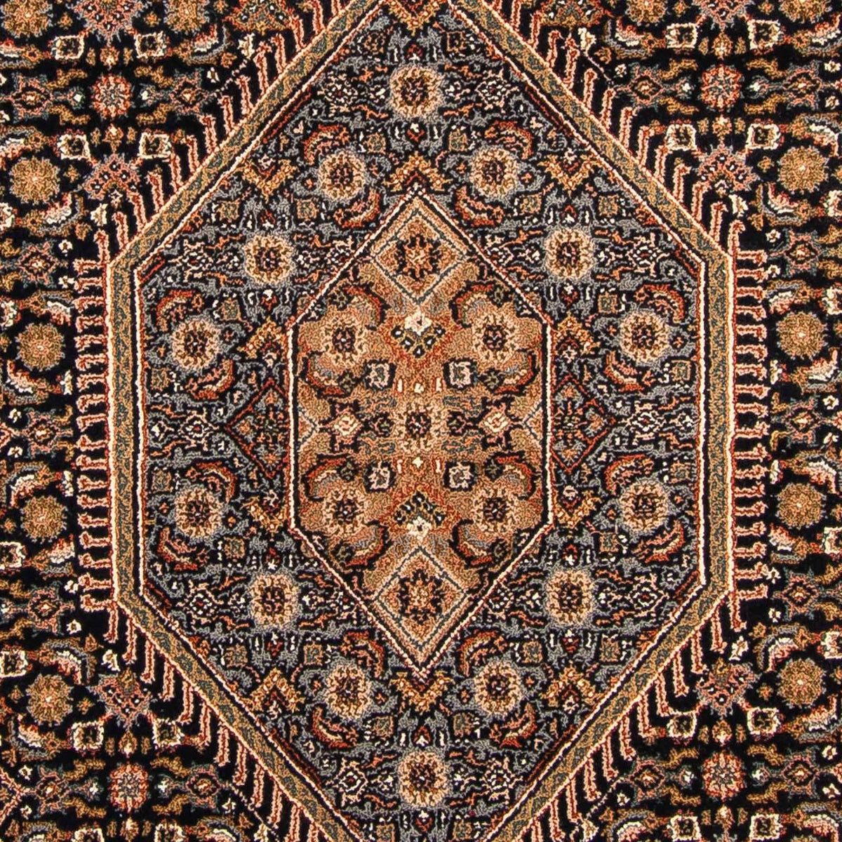 Tappeto orientale - Bidjar - Indo - 306 x 250 cm - blu scuro