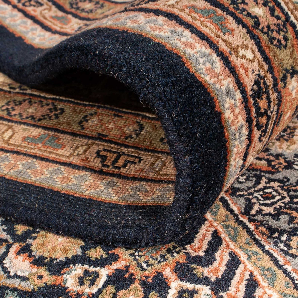 Tappeto orientale - Bidjar - Indo - 306 x 250 cm - blu scuro