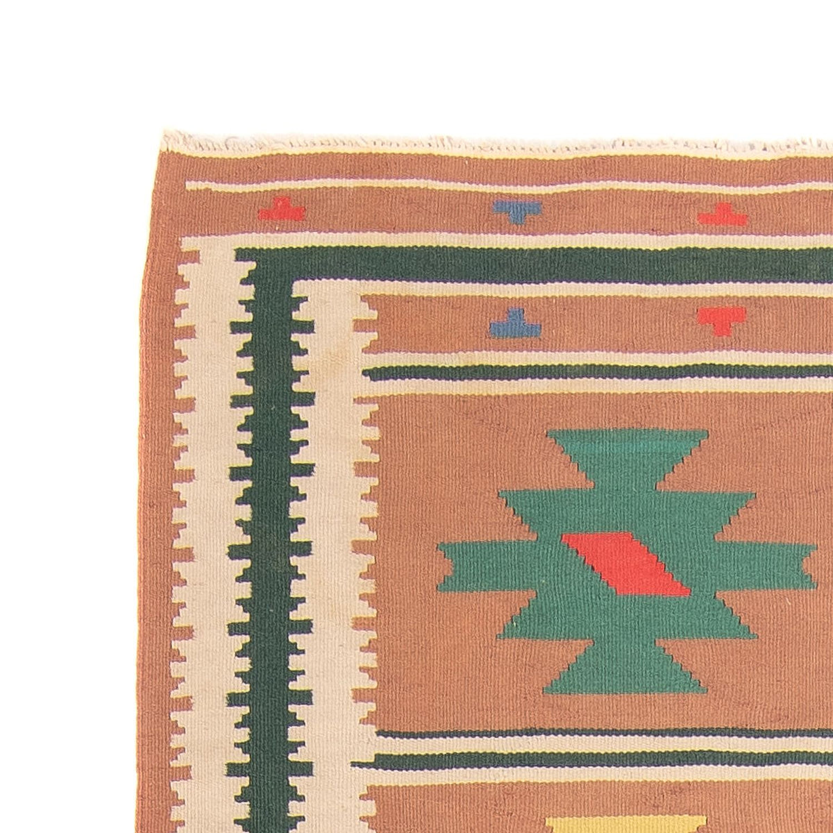 Tappeto Kelim - Tendenza - 215 x 135 cm - marrone chiaro