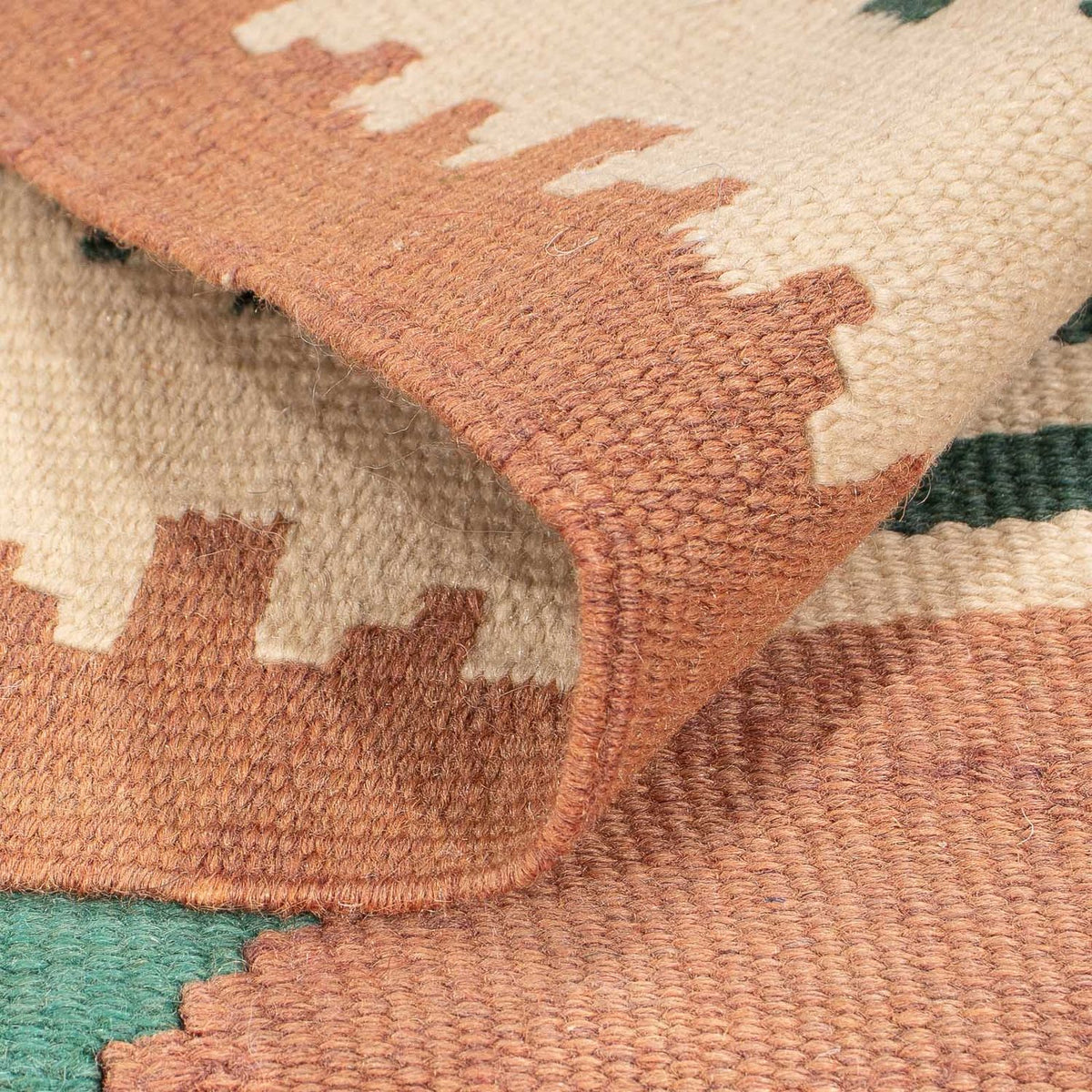 Tappeto Kelim - Tendenza - 215 x 135 cm - marrone chiaro