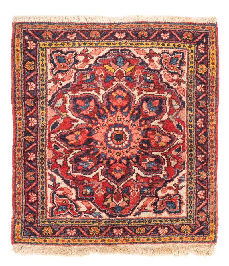 Tappeto Persero - Nomade quadrato  - 92 x 82 cm - rosso scuro