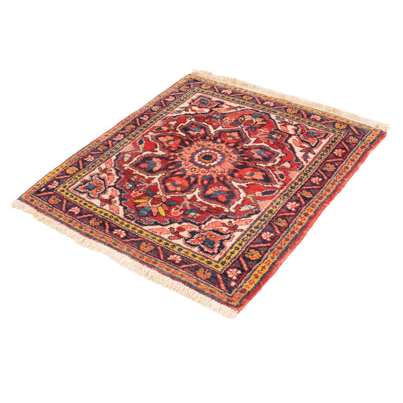Tappeto Persero - Nomade quadrato  - 92 x 82 cm - rosso scuro