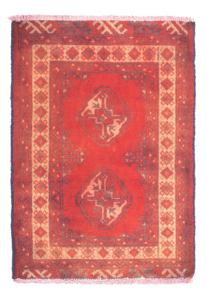 Tappeto Turkaman - 85 x 67 cm - rosso