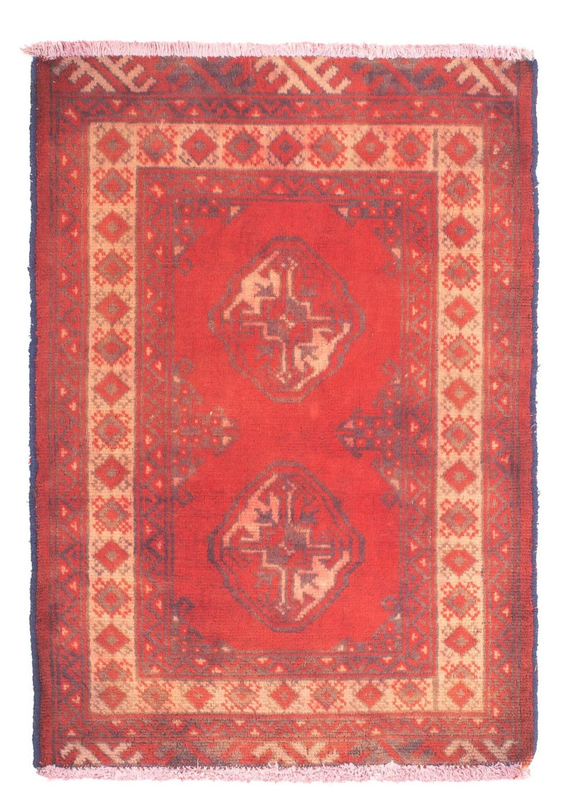 Tappeto Turkaman - 85 x 67 cm - rosso