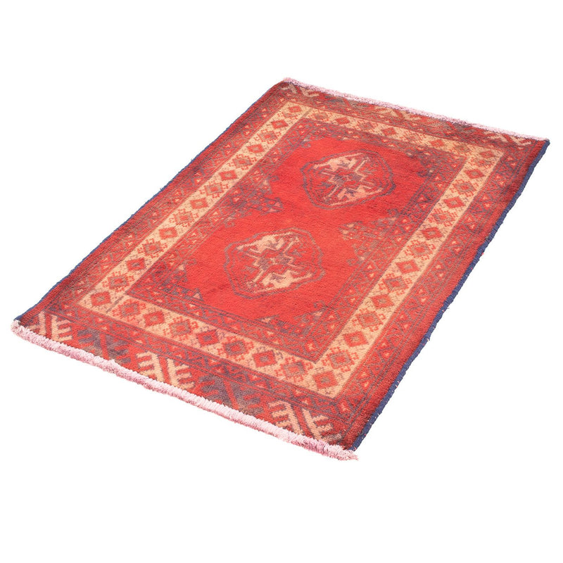 Tappeto Turkaman - 85 x 67 cm - rosso