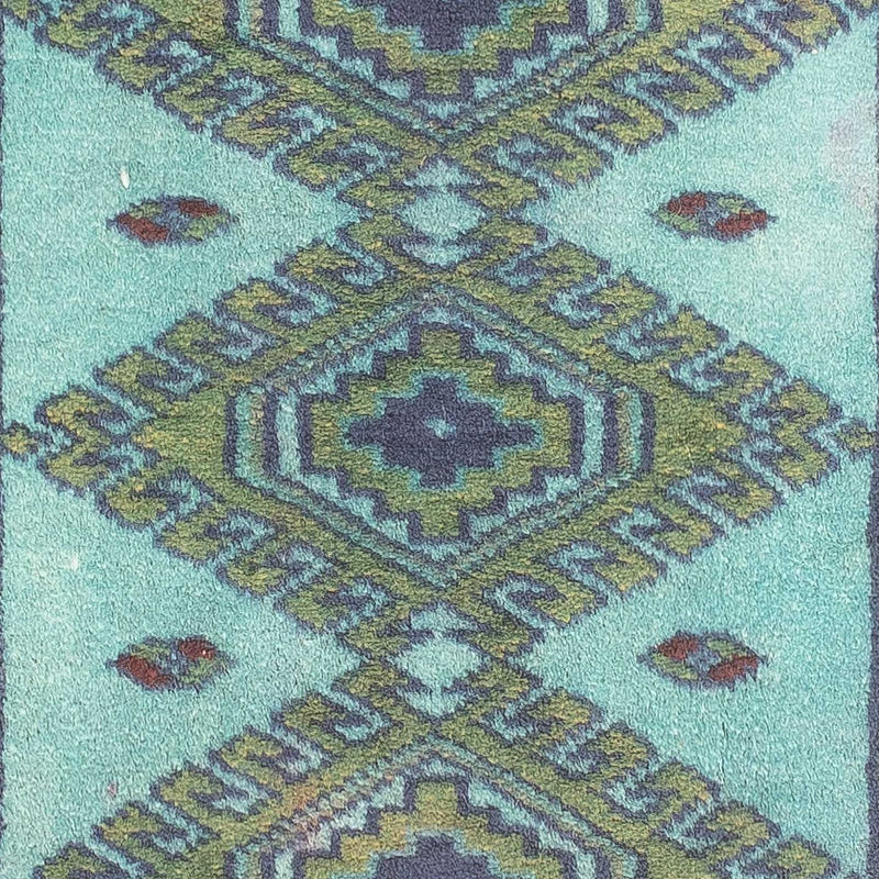 Tappeto Pakistani - 92 x 64 cm - blu chiaro