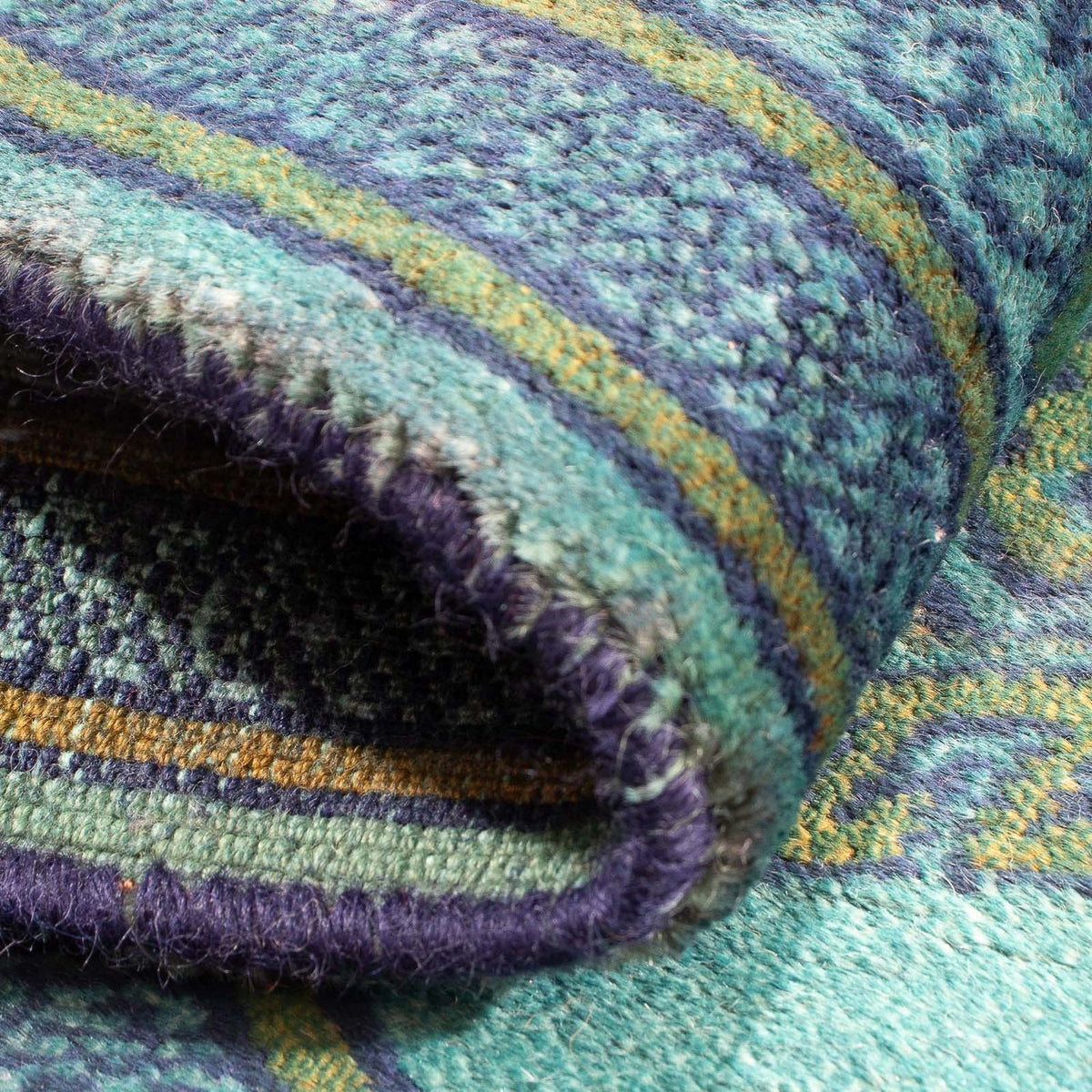 Tappeto Pakistani - 92 x 64 cm - blu chiaro